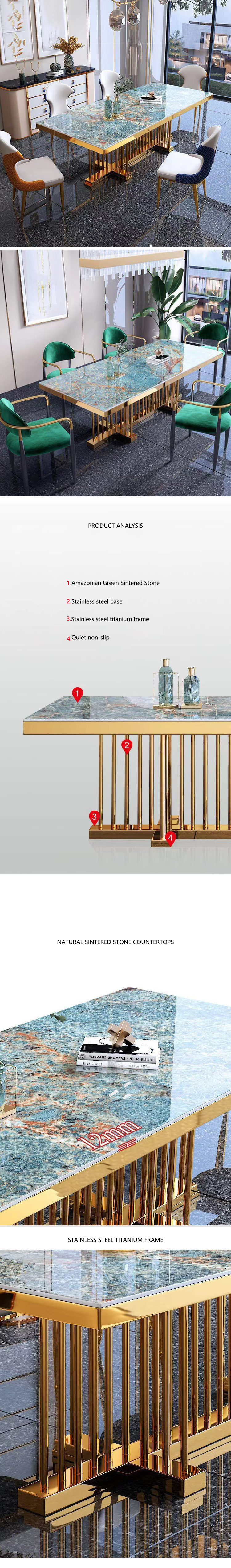 Mid Century Diamond Home Dinning Table