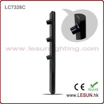 Silver/black 3*1W led standing spotlight for jewerly display LC7328C