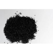 Yarn using in-situ nylon 6 black resin