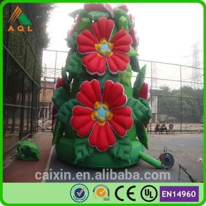 Nylon Garden decoration advertising flower 10ft tall