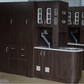 Center island hospital cabinet for SPA