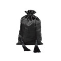 high quality big satin bag tassel drawstring