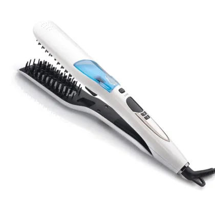 Electric Hair Straightener Comb with Steam Technology