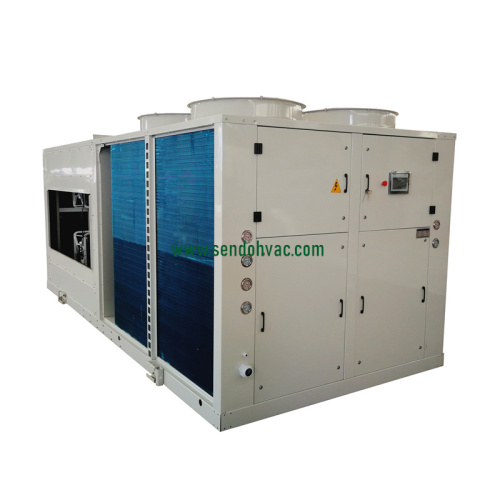 Unidade de ar condicionado embalada na cobertura com ventiladores de plug de CE