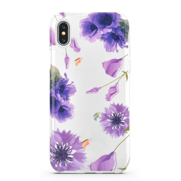 Rose Flower Smart Shockproof Cover for iPhone X