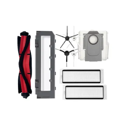 Roborock Q5, Q5+, and Plus Sweeper Accessories: Complete Kit for Rolling Brush, Filter, Edge Brush, and Dust Bag