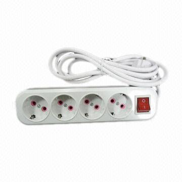 European design extension socket, 16A rated current