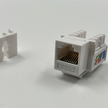 High Quality Cat.6 UTP Network Module RJ45 Keystone Jack