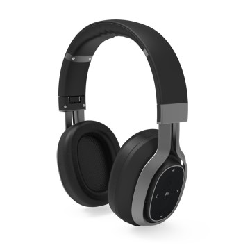 2015 oem headphone Foldable compact design metal housing headphone with microphone