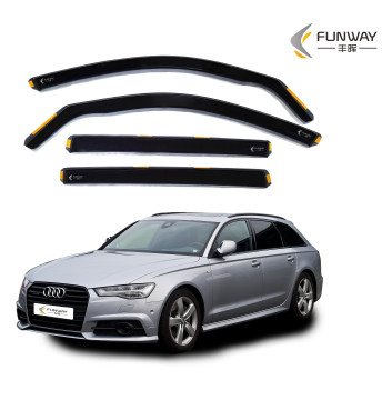 Original Side Window Deflector Visor Sun Rain Guards for AUDI A6 (C7) AVANT 5D 2011-2018 WAGON