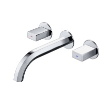 Deck mount 3 hole bathroom faucet