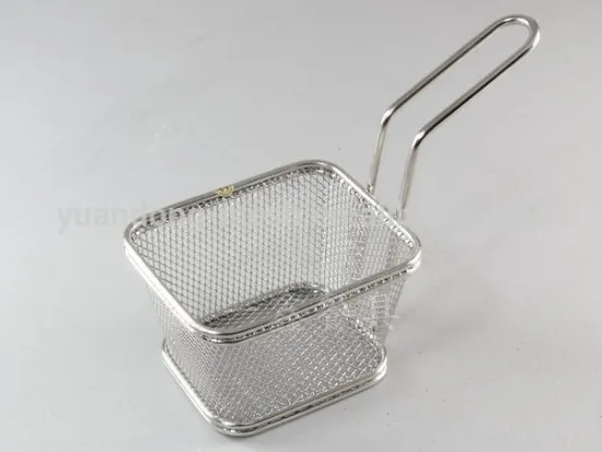 Round chip basket stainless steel fryer basket