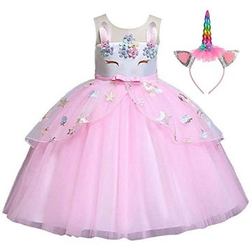 girl unicorn costume princess party dress up headband