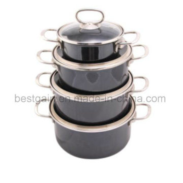 Gold Plating Stainless Steel 8PCS Cookware Set Kitchenware