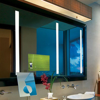HideTv Behind Mirror For Hotel Bathroom