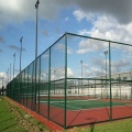 Vista de alambre de ciclón de alta calidad de campo de fútbol