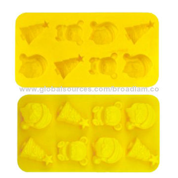 Silicone chocolate ice cube molds