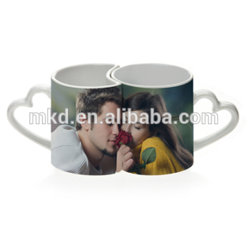 MEIKEDA 11oz Photo Printing Lover Couple sublimation white mug
