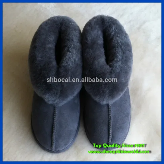factory sale women sheepskin casual booties