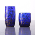 Bicchiere highball colorato blu glitter all&#39;ingrosso