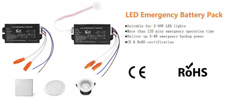 חבילת סוללה של 3-30W לפנסי LED