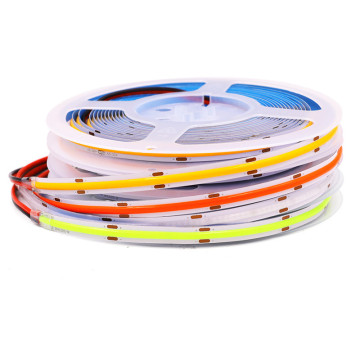 5mm 3mm 4mm LED Strip Light 5V/12V/24VDC 480LED All Colors COB Strip for Bedroom