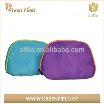 Popular sale plain polyester cosmetic packaging promotional makeup bag