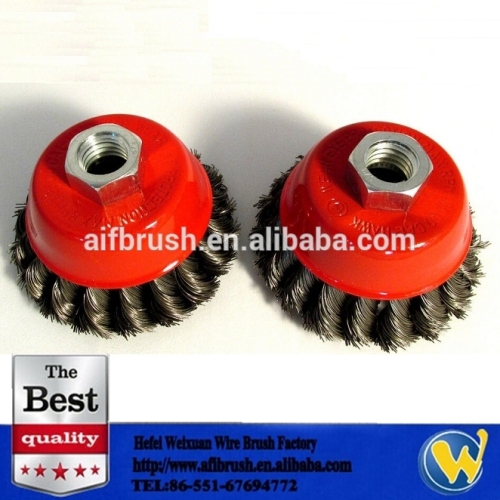 Coarse Steel Wire Knot Wire Cup Brush