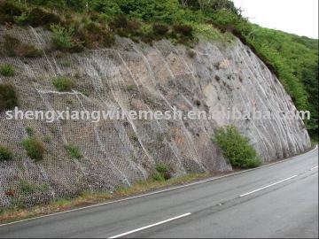 high quality Galvanized Rockfall mesh