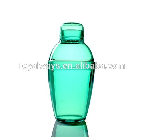 plastic ps cocktail shaker,durable cocktail shaker for home/restaurant ketchen bar