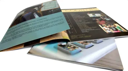 4p, 250gsm C2s Art Paper, Matt Lamination For The Cover Marketing Printing Trade Magazines