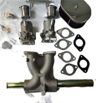 Single Throttle Body with Horn TPS Plug Filter Split Type for T1, Sizes 40-50mm