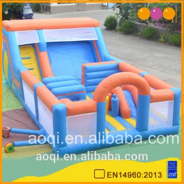 Children outdoor big inflatable fun city pvc material inflatable fun park for sale
