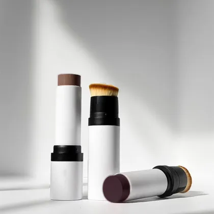 Vegan 2-in-1 Contour and Highlight Stick with Brush