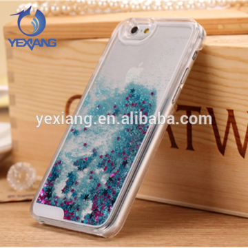 Wholesale bling glitter liquid cover case for moto g4 quicksand back cover