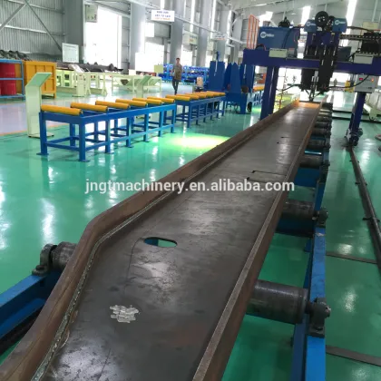 Variable section beam welding machine