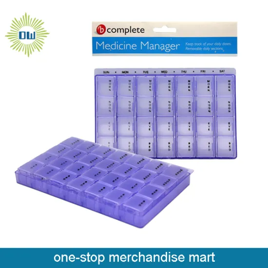Plastic Medicine Manager Pill Box