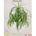 22"Artifical spider plants hanging bush