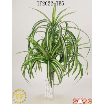 22"Artifical spider plants hanging bush