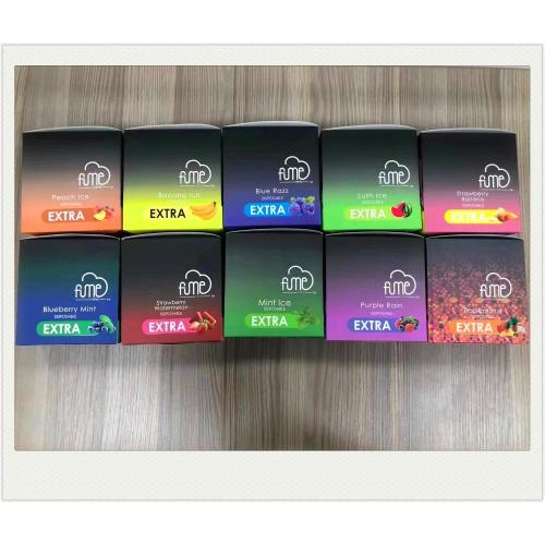 일회용 vape fume 추가 히트 1500 포드 장치