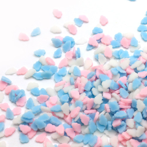 5mm Wit Blauw Roze Cloud Polymeer Zachte Klei Sprinkles voor Ambachten DIY Maken Nail Art Plakjes Slime Filler Accessoires