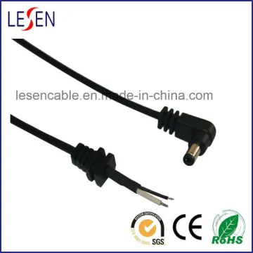 Right Angle  DC Power Cable with Stopper