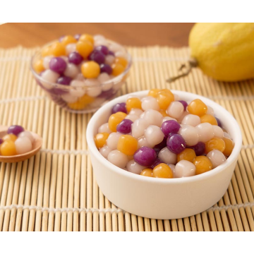 Three color taro balls