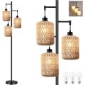 Industrial Black Farmhouse Standing Floor Lamp