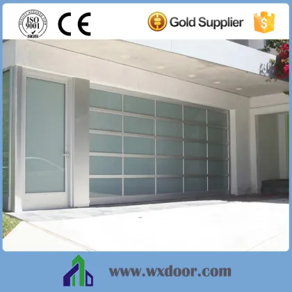 Aluminum Polysorbate Glass Sectional Automatic Glaze Garage Door