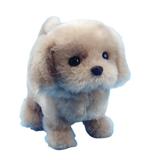 Factory direct sales of children's electric dog toys Labrador decompression lovely creative toy dog pine lion multi-color Plush