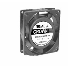 Crown 80x25 Ventilador DC de meteorización centrífuga impermeable