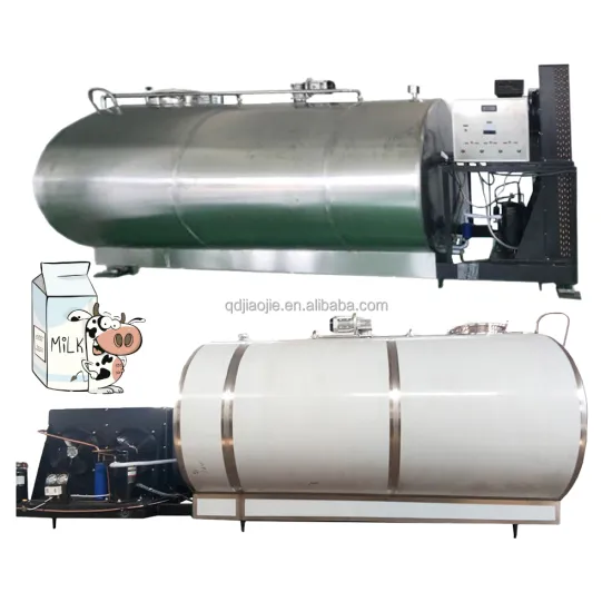 High-Quality 6000 Liter 304 Stainless Steel Milk Cooling Tank for Dairy Farms