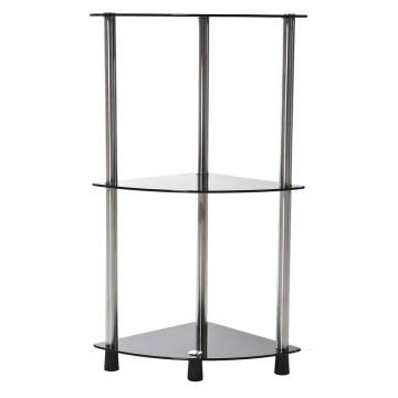 BAOYOUNI new 2016 stainless steel bedroom corner glass rack B30S*3