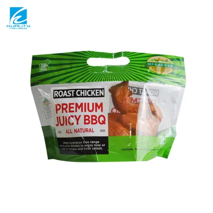 Customized Plastic Smoked Chicken Roasted Fries Chicken Packaging Bag